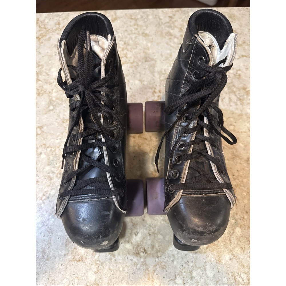Riedell Classic 166 Sz 7 Sure Grip Invader 5R plates w/sunlight B62 Speed Wheels